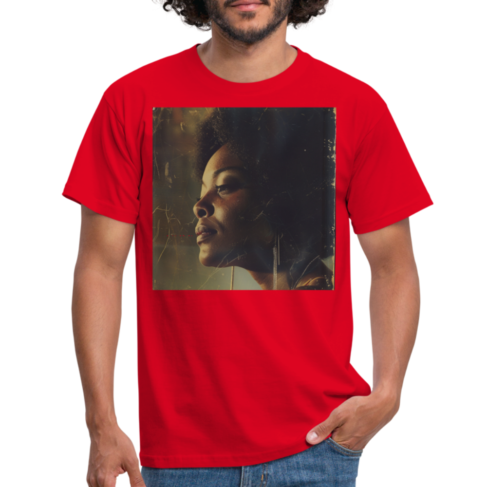 Echoes of Blue, T-shirt herr - röd