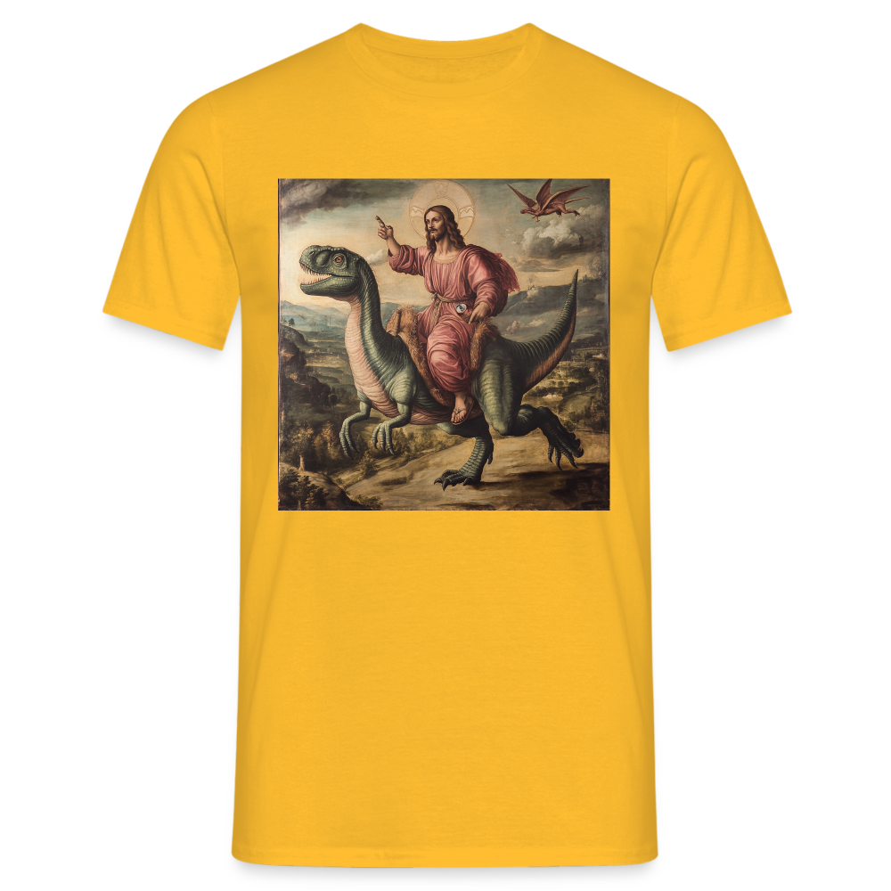 Ritten genom Tiden, T-shirt herr - gul
