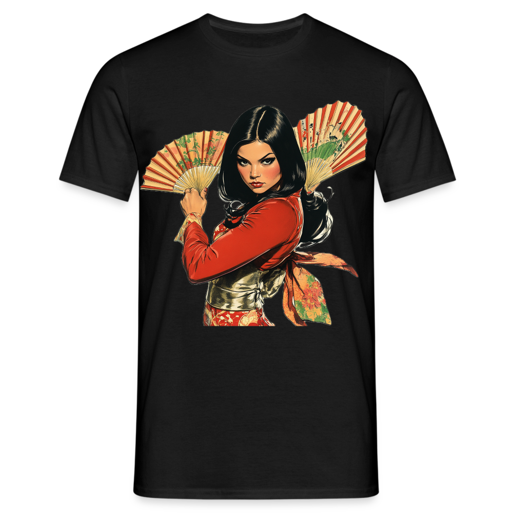Dansen med Solfjädrar: Vindens krigare, T-shirt herr - svart
