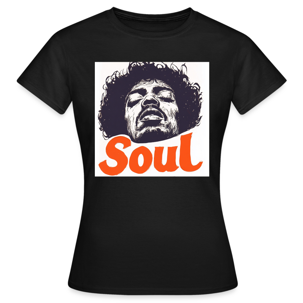 Soul, T-shirt dam - svart