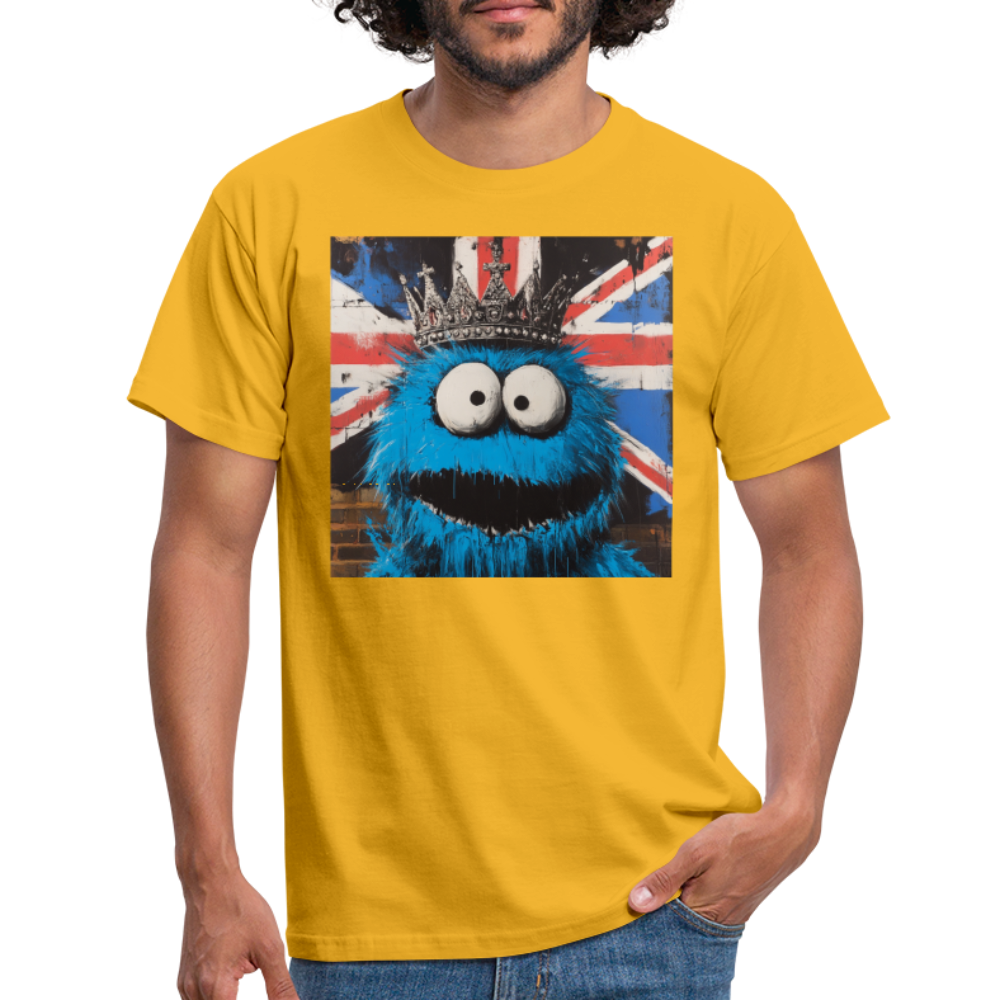 Monsters & Monarchs, T-shirt herr - gul