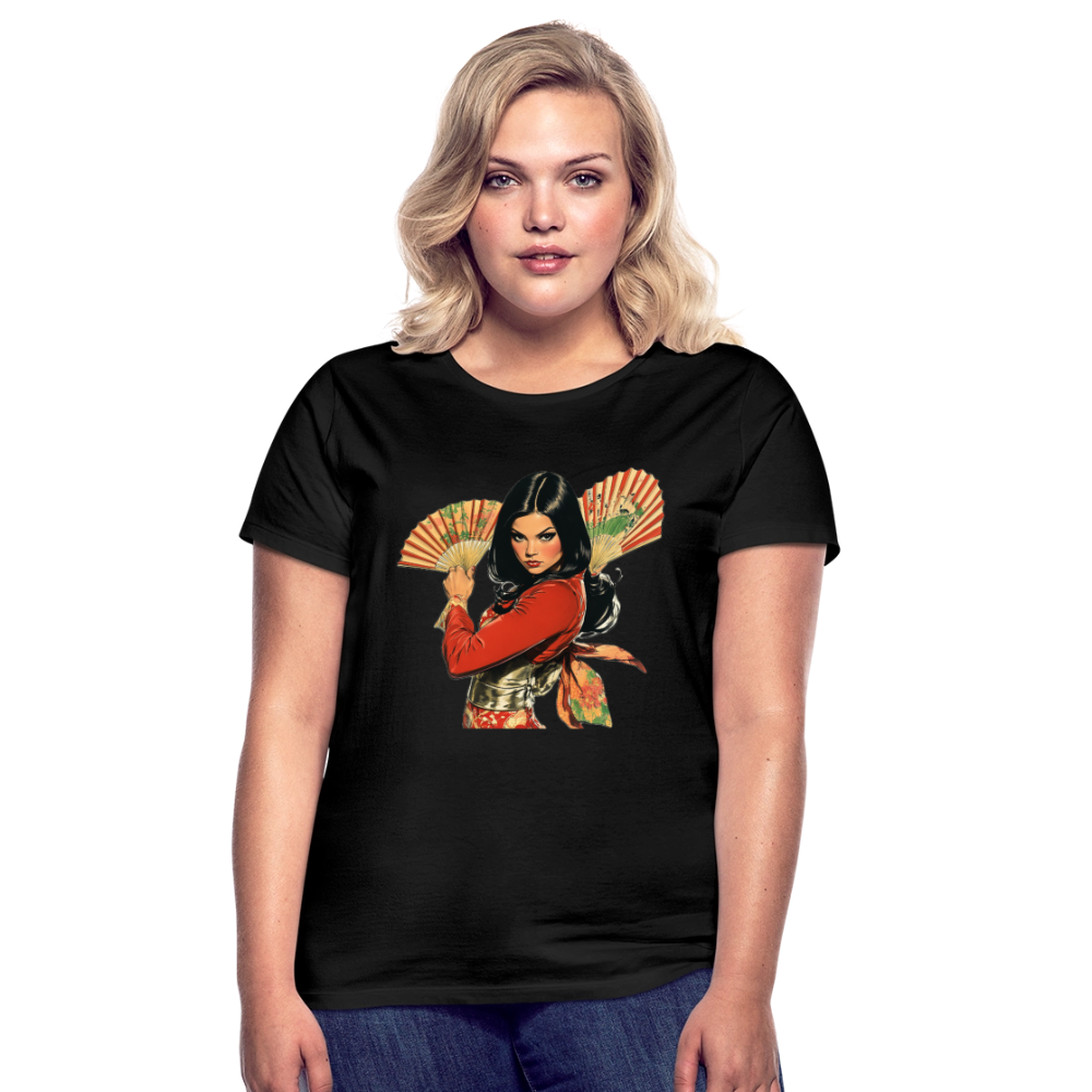 Dansen med Solfjädrar: Vindens krigare, T-shirt dam - svart
