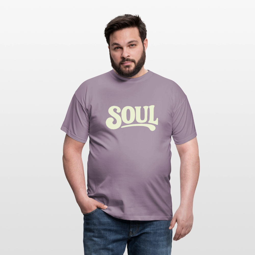 All About Soul, T-shirt unisex - lilagrå