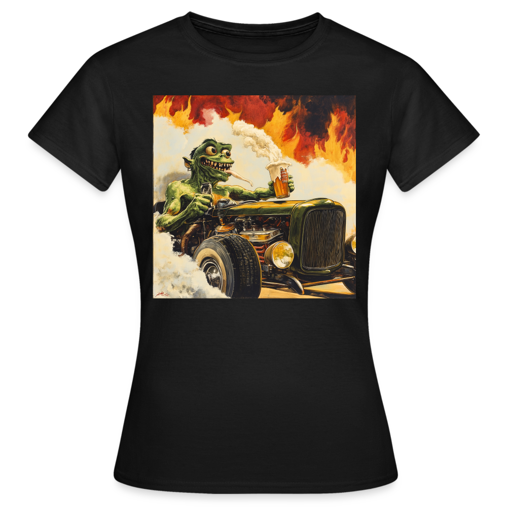 Ragg-Rex, T-shirt dam - svart