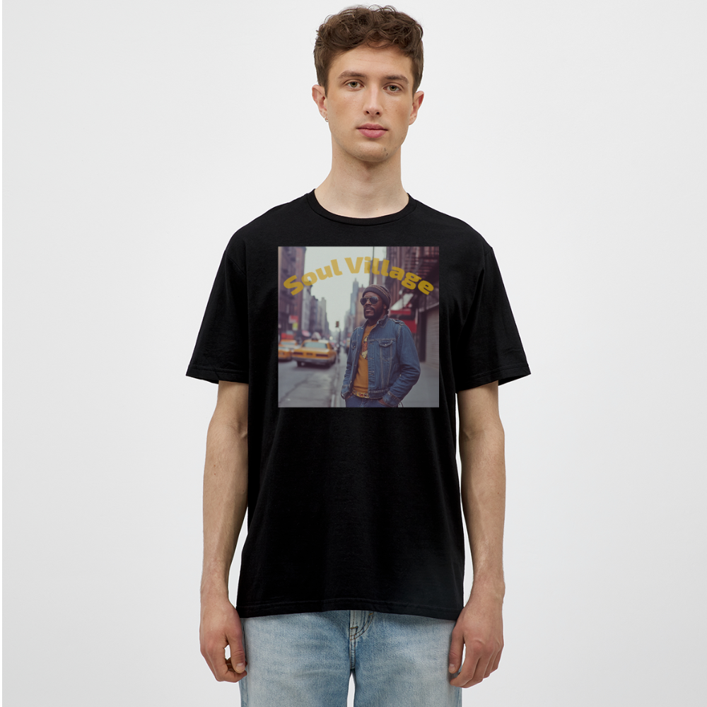 Soul Village, T-shirt herr - svart