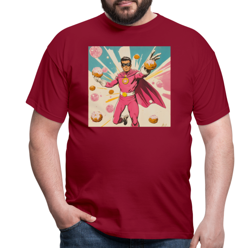 Frosting-Fury, T-shirt herr - tegelröd