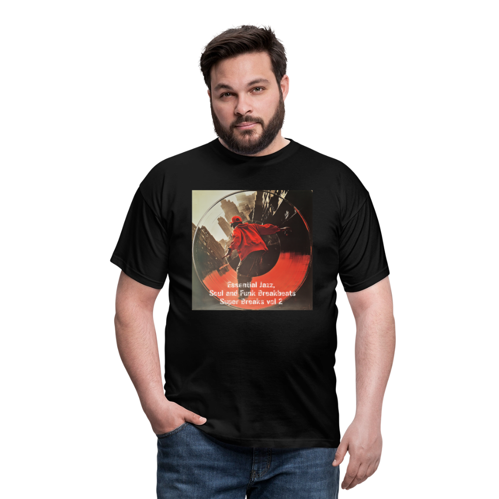 Super Breaks vol 2, T-shirt herr - svart