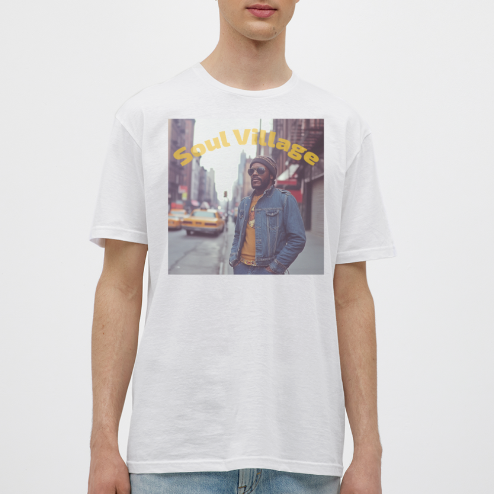 Soul Village, T-shirt herr - vit