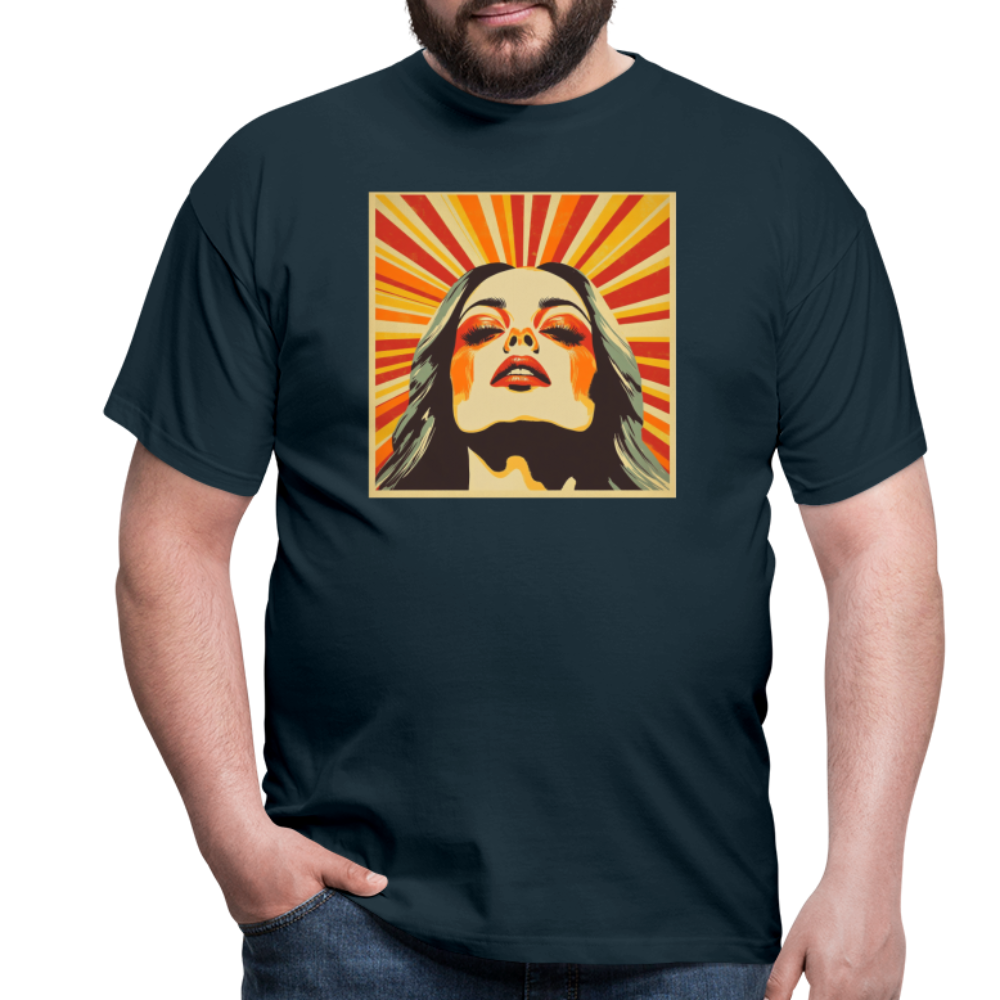 Dagens Första Strålar, T-shirt herr - marinblå