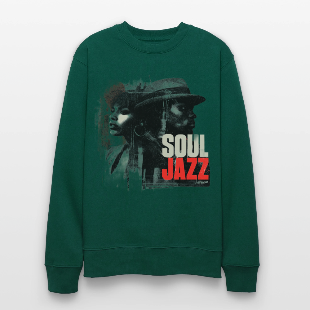 Soul Jazz Experience, Ekologisk sweatshirt CHANGER unisex från Stanley/Stella - skogsgrön