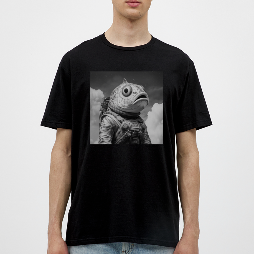 En ensam simtur i universum, T-shirt herr - svart