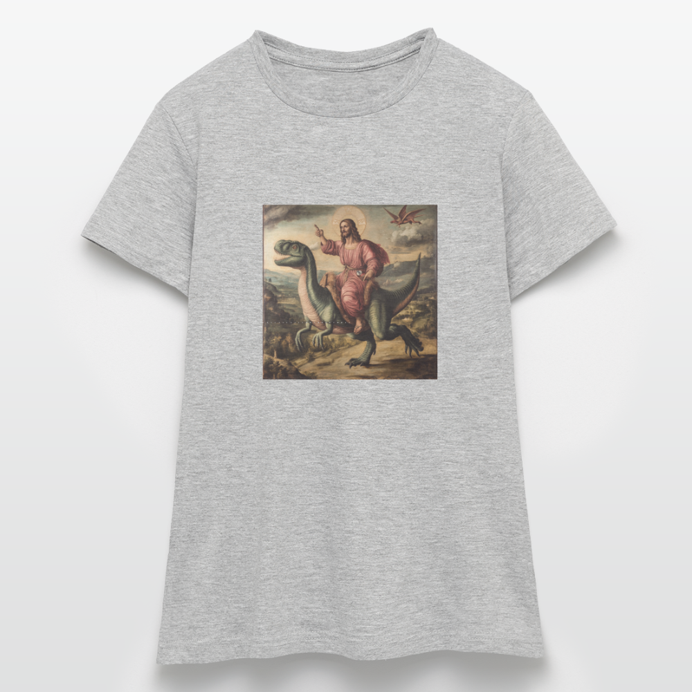 Ritten genom Tiden, T-shirt dam - gråmelerad