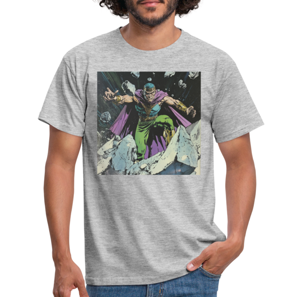 Granitus, T-shirt herr - gråmelerad