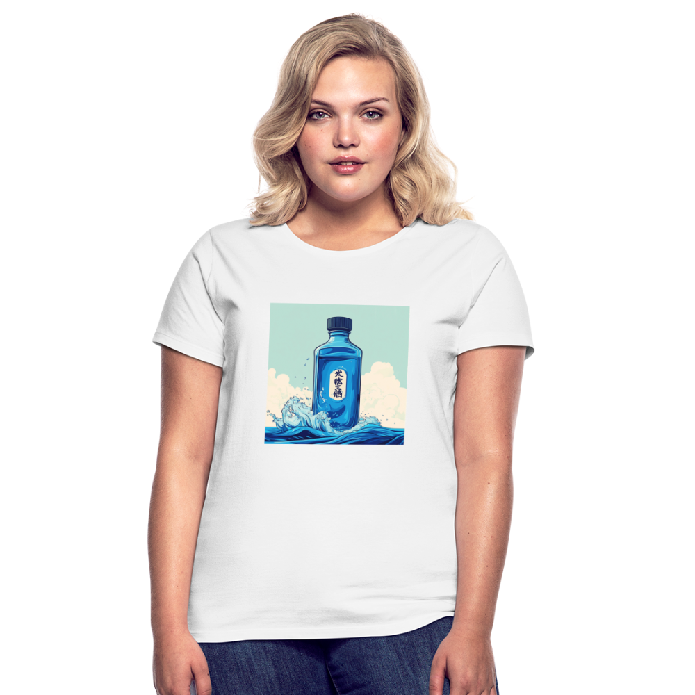 I Blått och Tystnad, T-shirt dam - vit