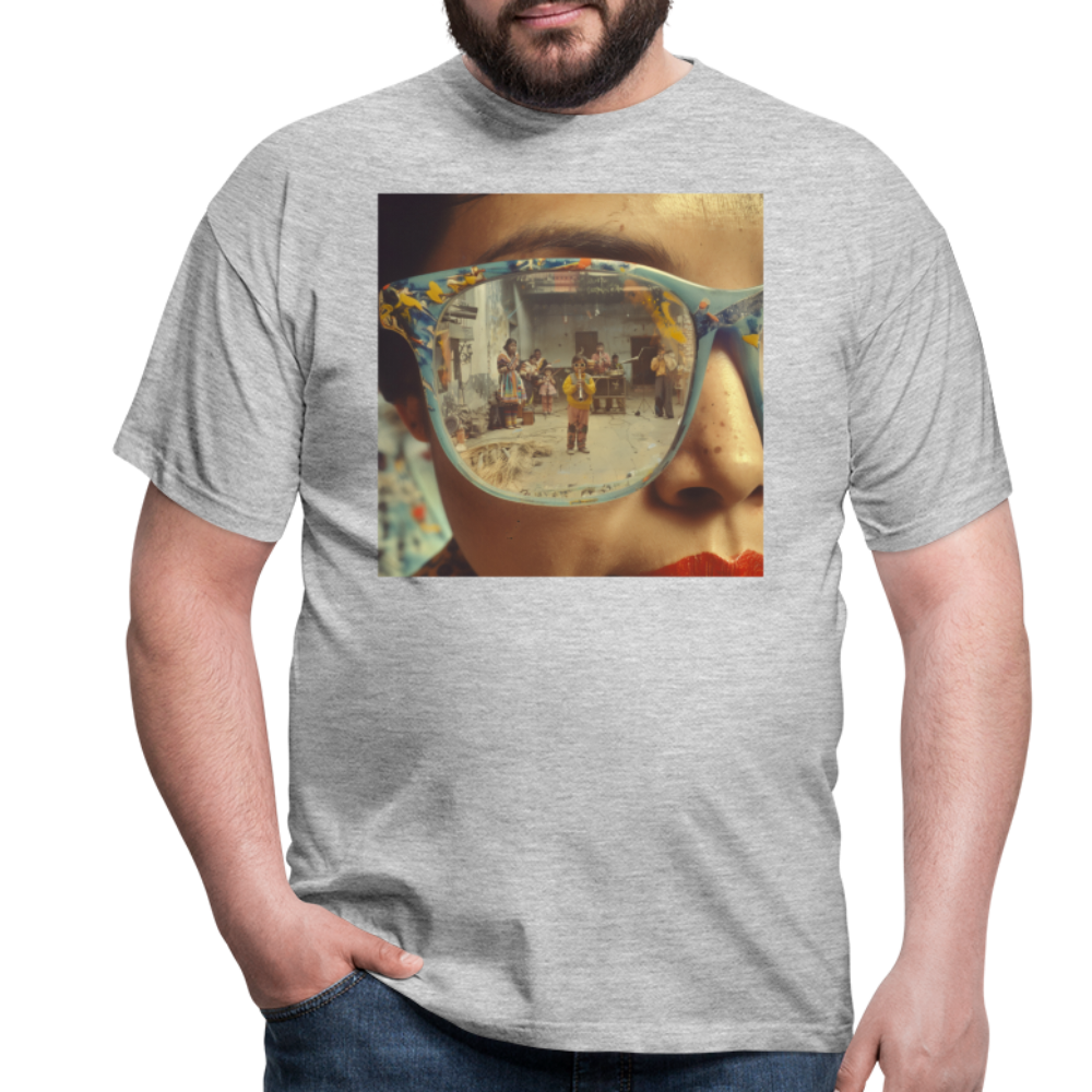 Reflektioner av Anderna, T-shirt herr - gråmelerad
