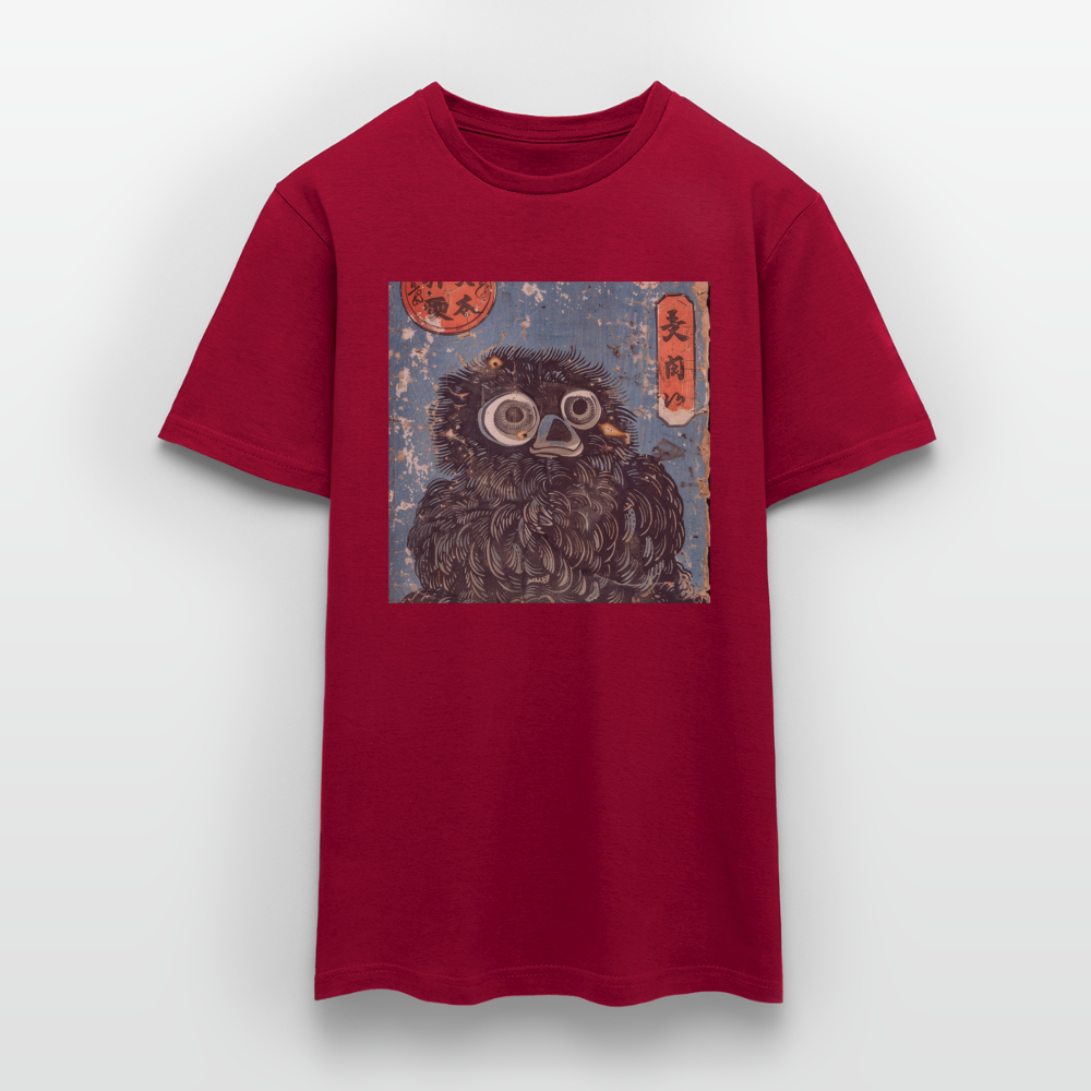 Denimiko, T-shirt herr - tegelröd