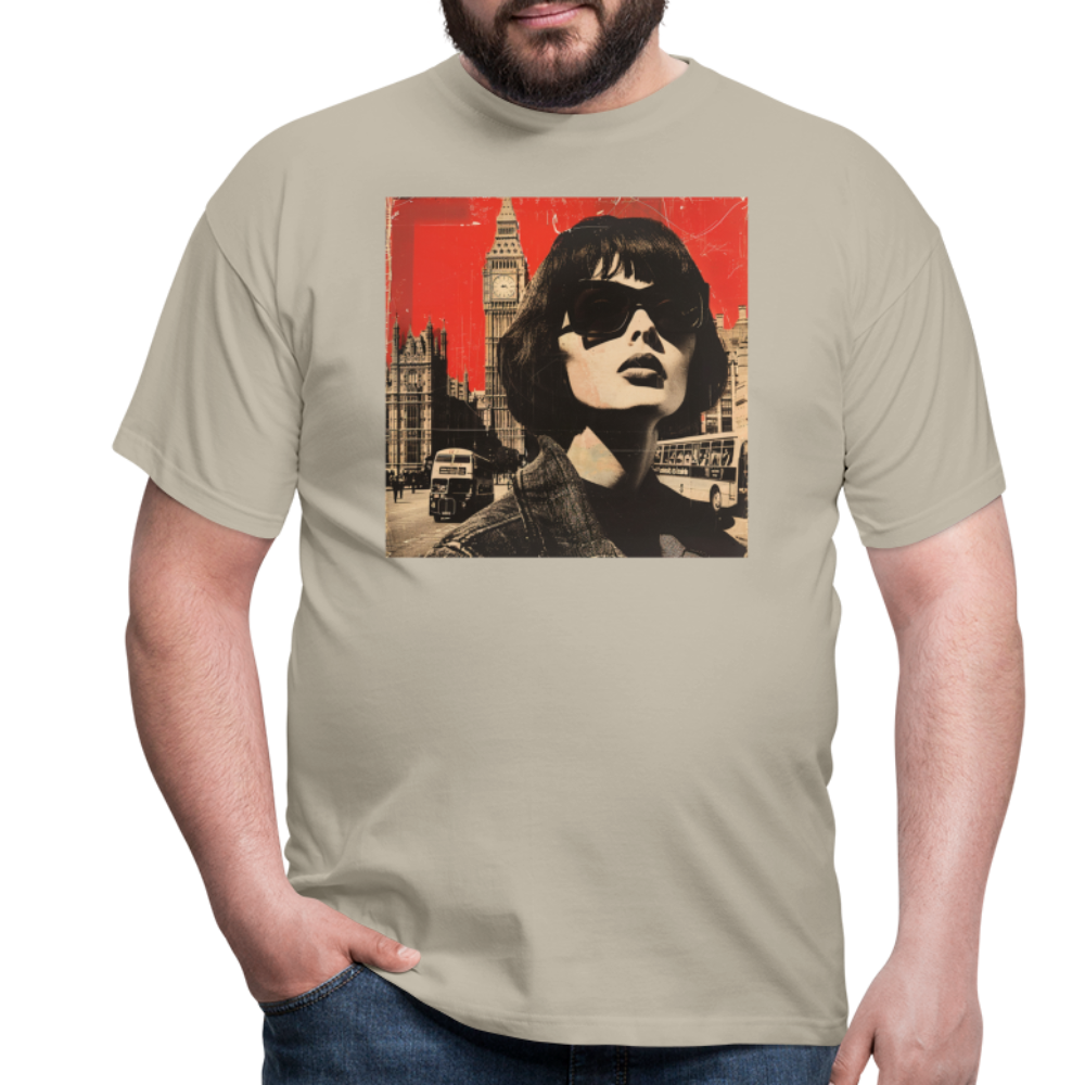 T-shirt herr - sandbeige