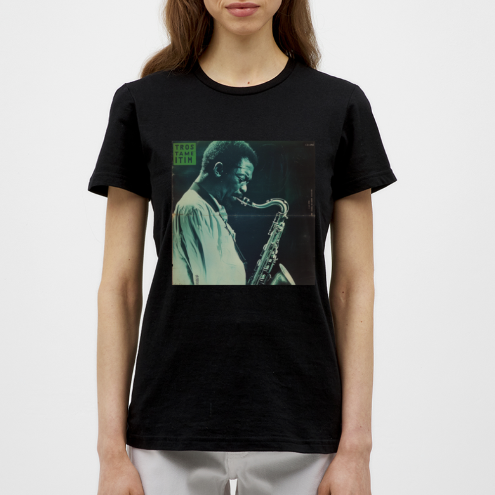 Gåtfull figur i jazzens underground, T-shirt dam - svart