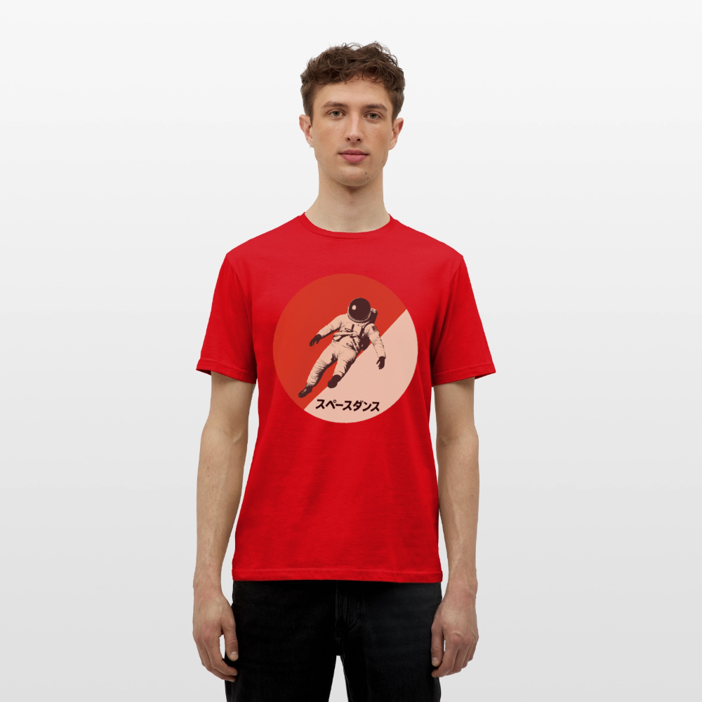 Space Dance, T-shirt unisex - röd