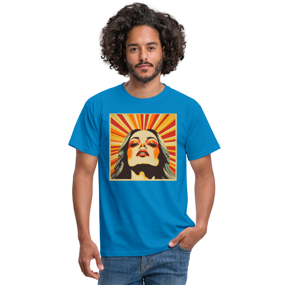 Dagens Första Strålar, T-shirt herr - kungsblå