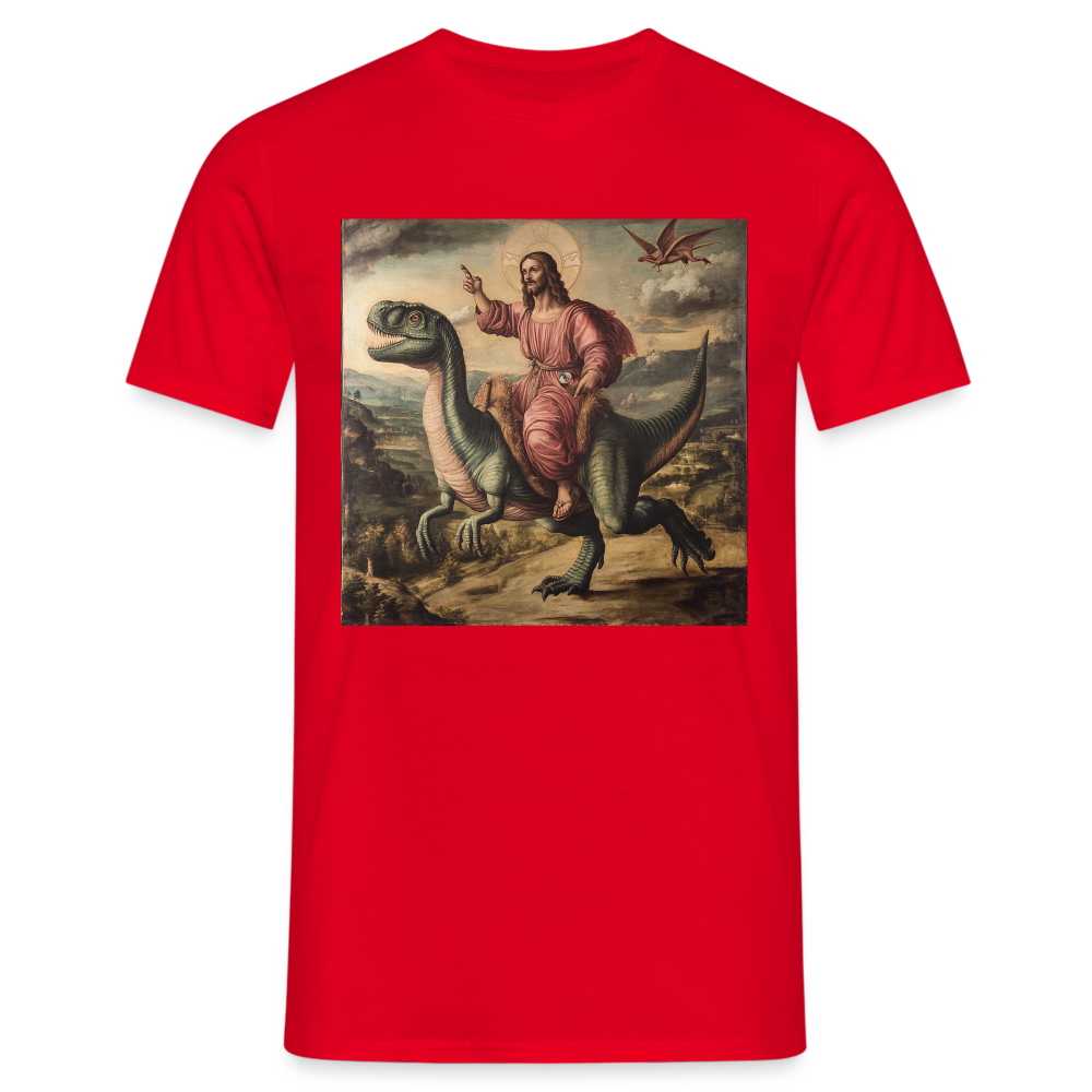 Ritten genom Tiden, T-shirt herr - röd