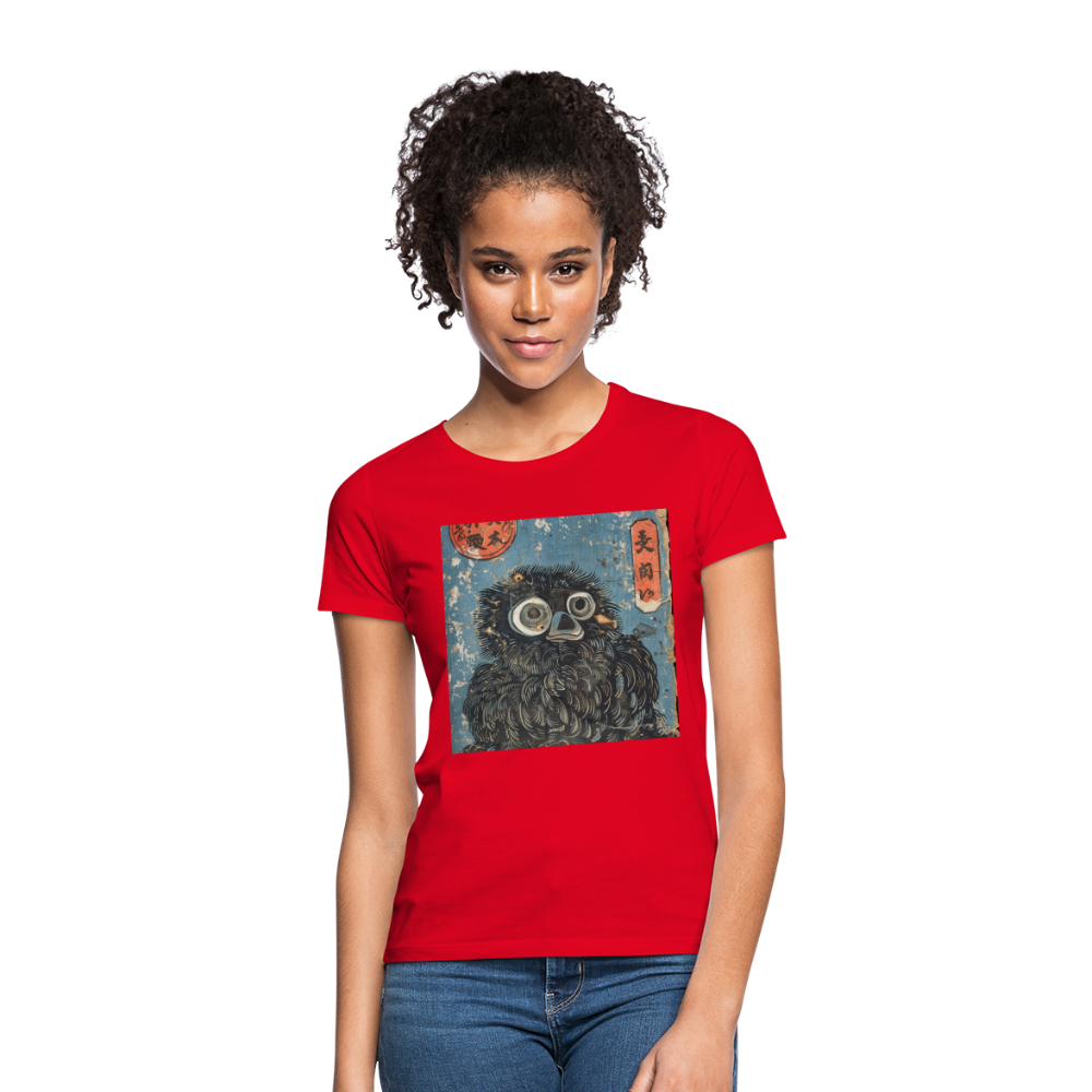 Denimiko, T-shirt dam - röd