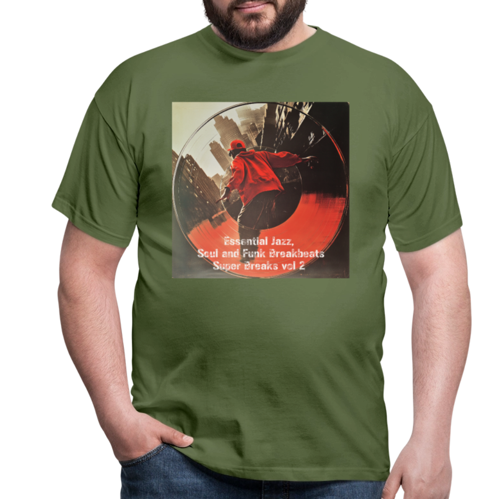 Super Breaks vol 2, T-shirt herr - Militärgrön