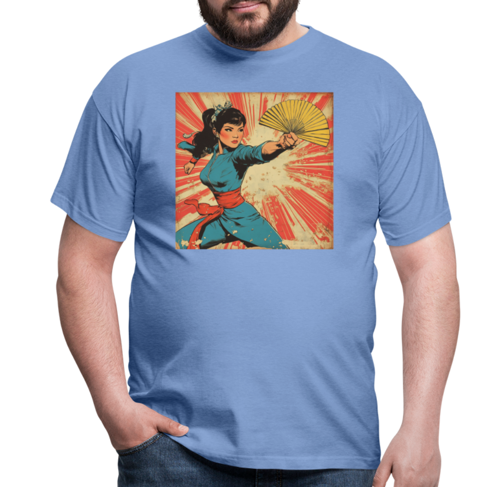 Solfjädern, T-shirt herr - carolina blue
