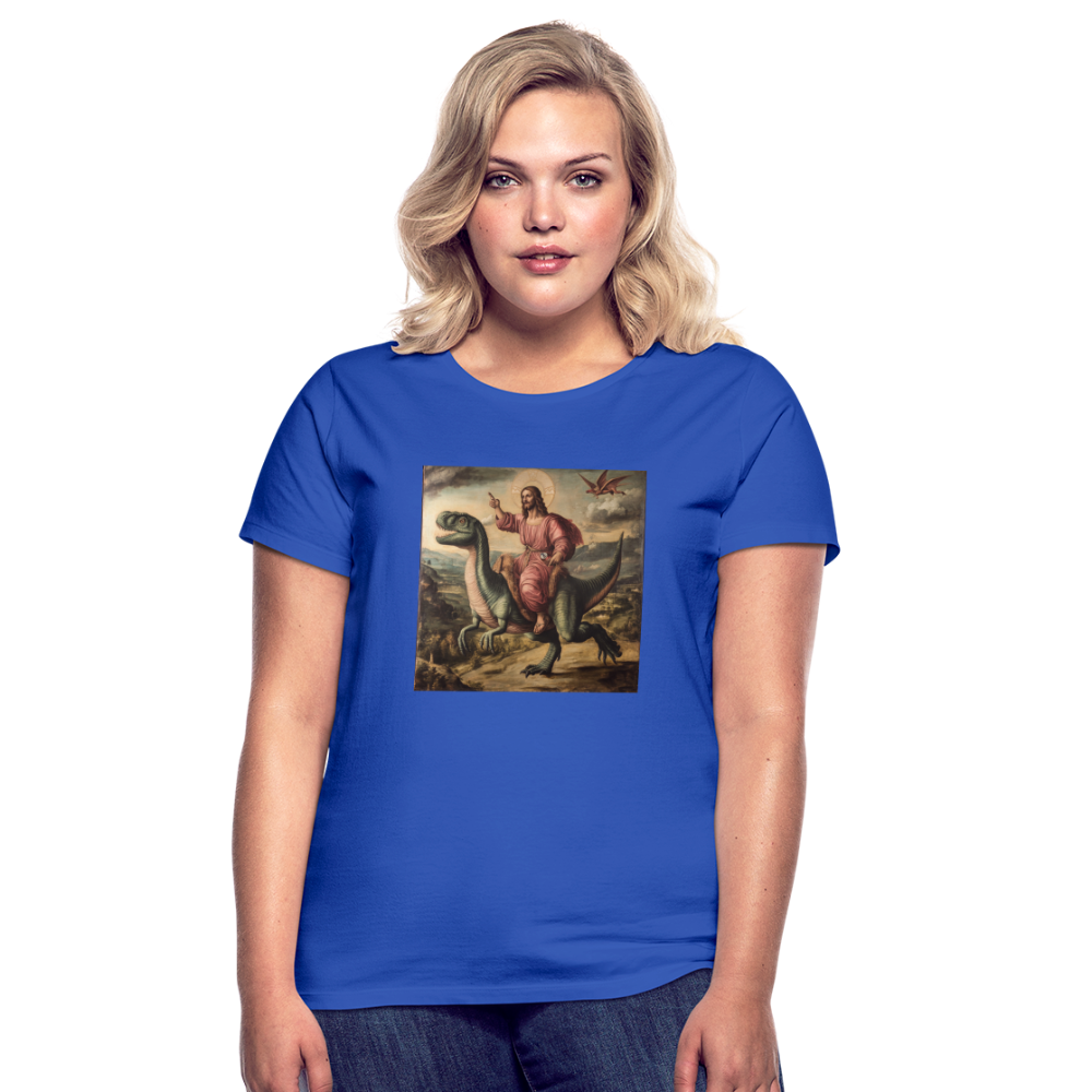 Ritten genom Tiden, T-shirt dam - royalblå