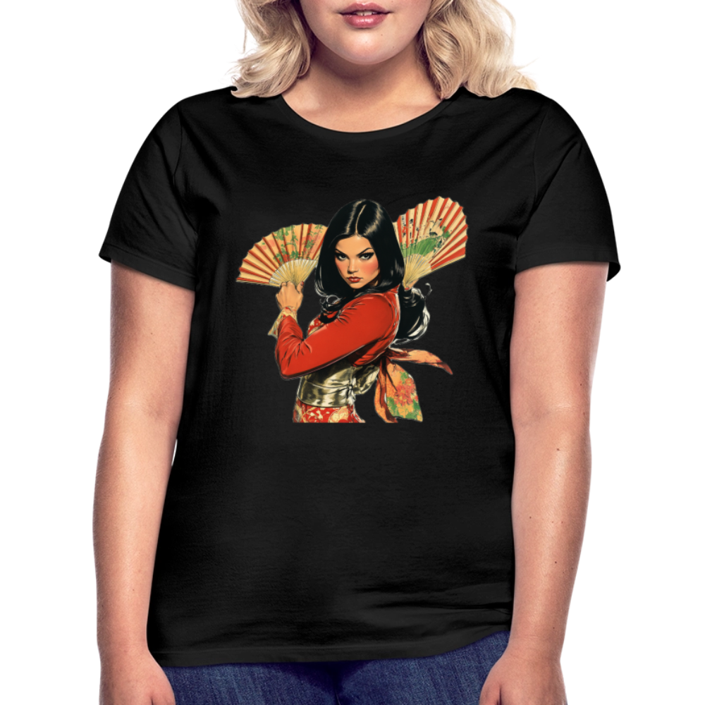 Dansen med Solfjädrar: Vindens krigare, T-shirt dam - svart