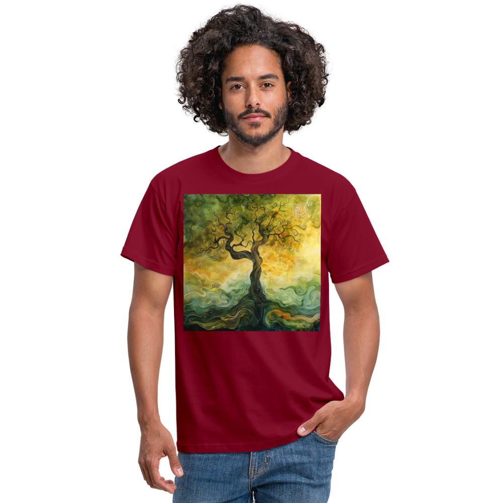 Trädets visdom, T-shirt herr - tegelröd
