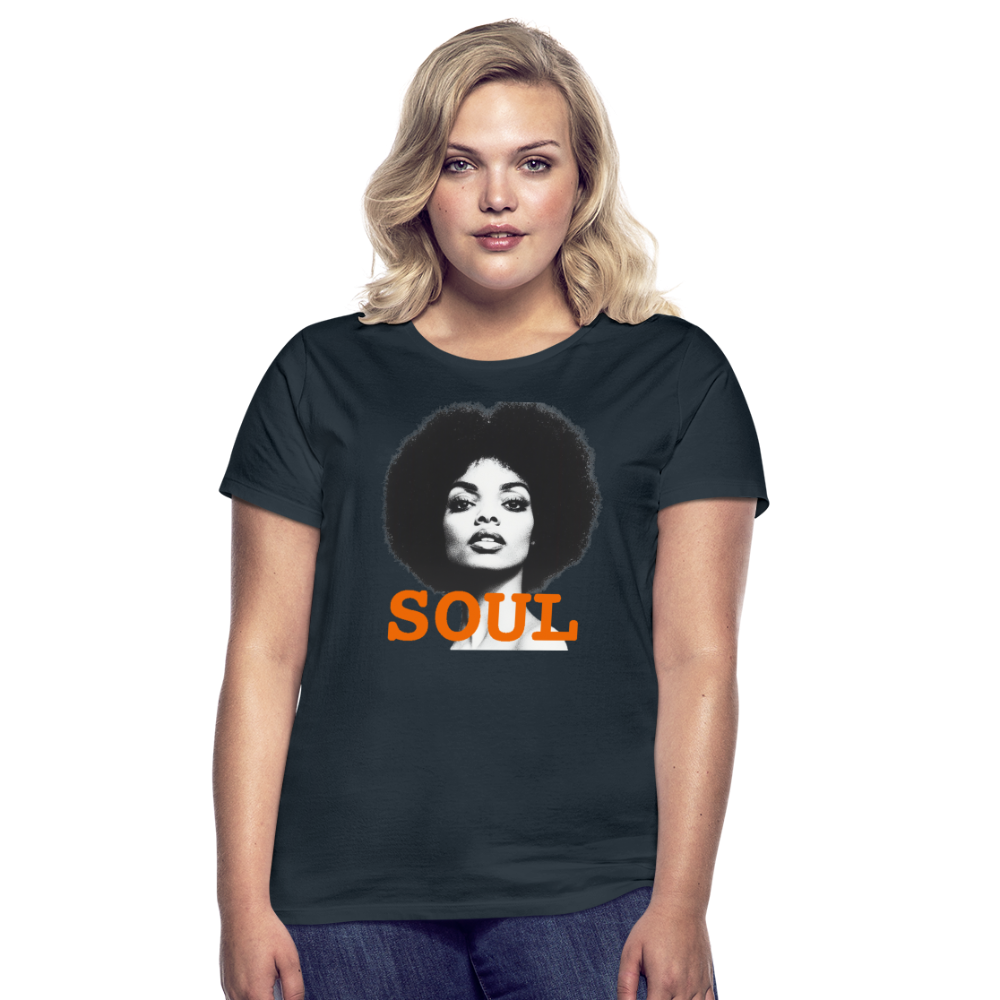 Soul PWR, T-shirt dam - marinblå