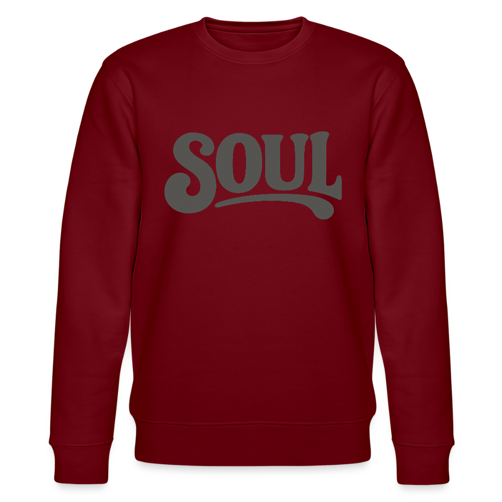 All About Soul, Ekologisk sweatshirt CHANGER unisex från Stanley/Stella - vinröd