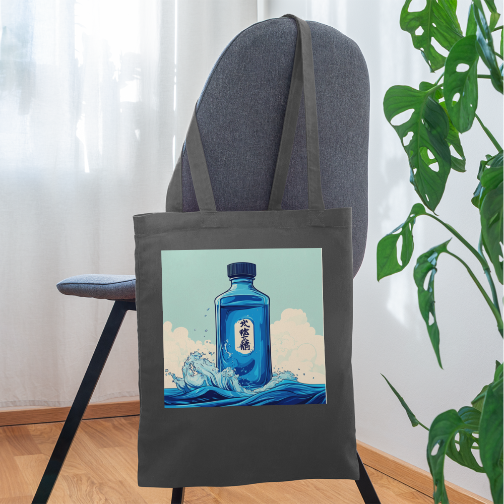 I Blått och Tystnad, Tygväska - grafitgrå