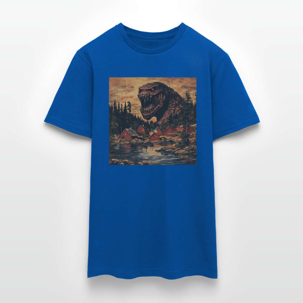 När Draken Vaknade vid Siljan, T-shirt herr - kungsblå
