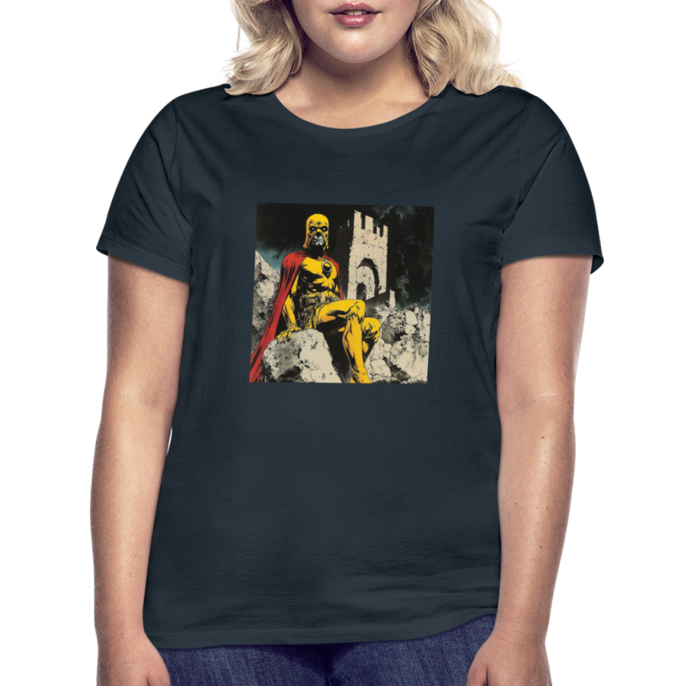 Orkalon, T-shirt dam - marinblå