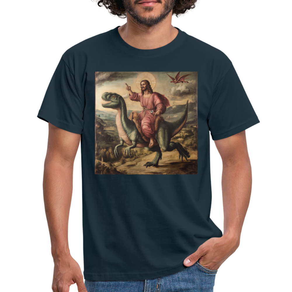 Ritten genom Tiden, T-shirt herr - marinblå