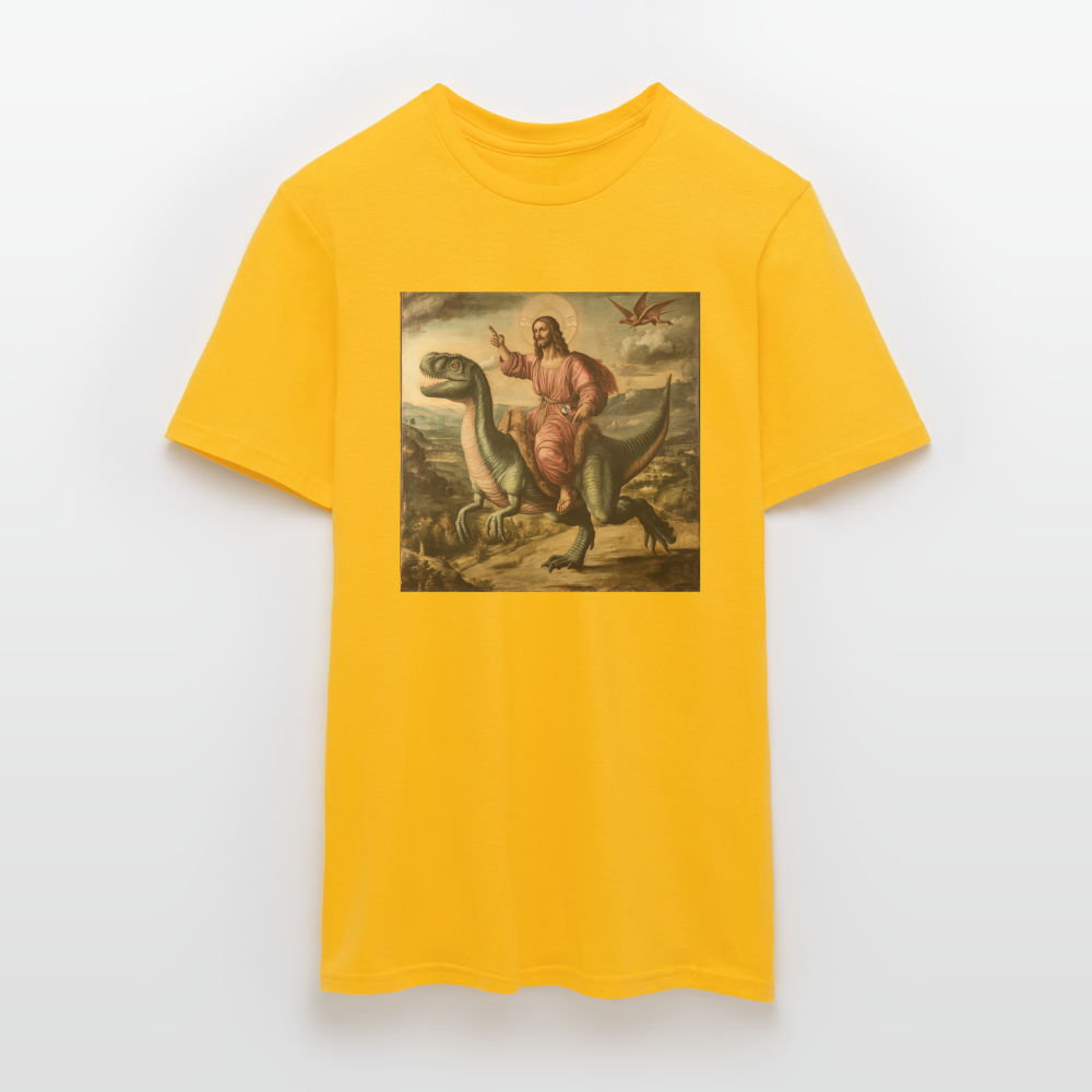 Ritten genom Tiden, T-shirt herr - gul