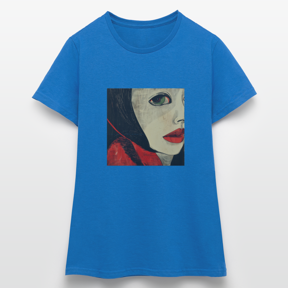 Fiskarfruns öga, T-shirt dam - royalblå