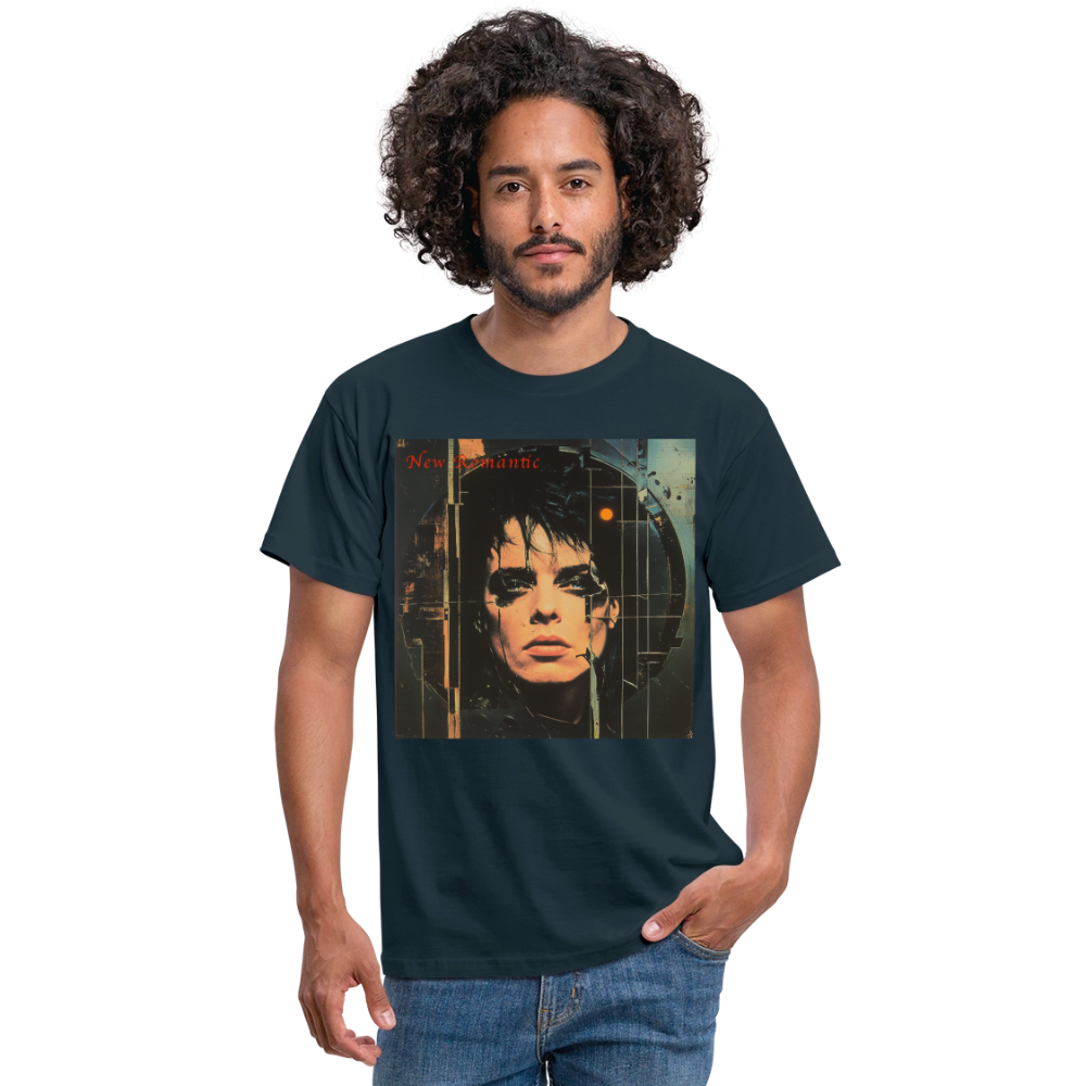 New Romance, T-shirt herr - marinblå