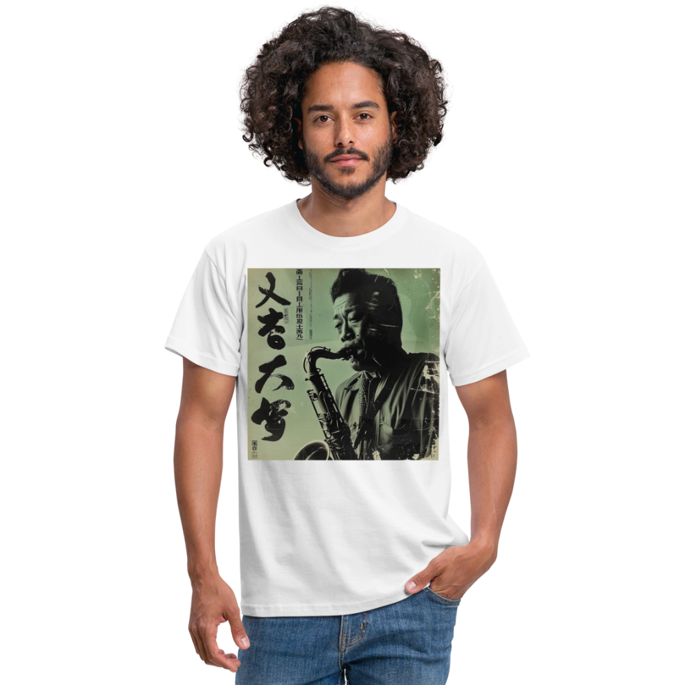Live Mount Fuji Jazzcafé , T-shirt herr - vit