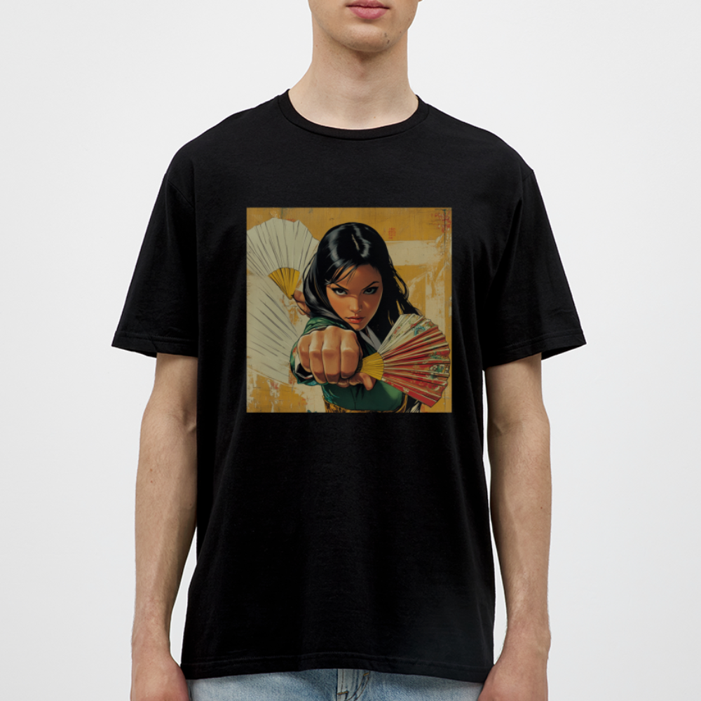 Blå Lotus, T-shirt herr - svart