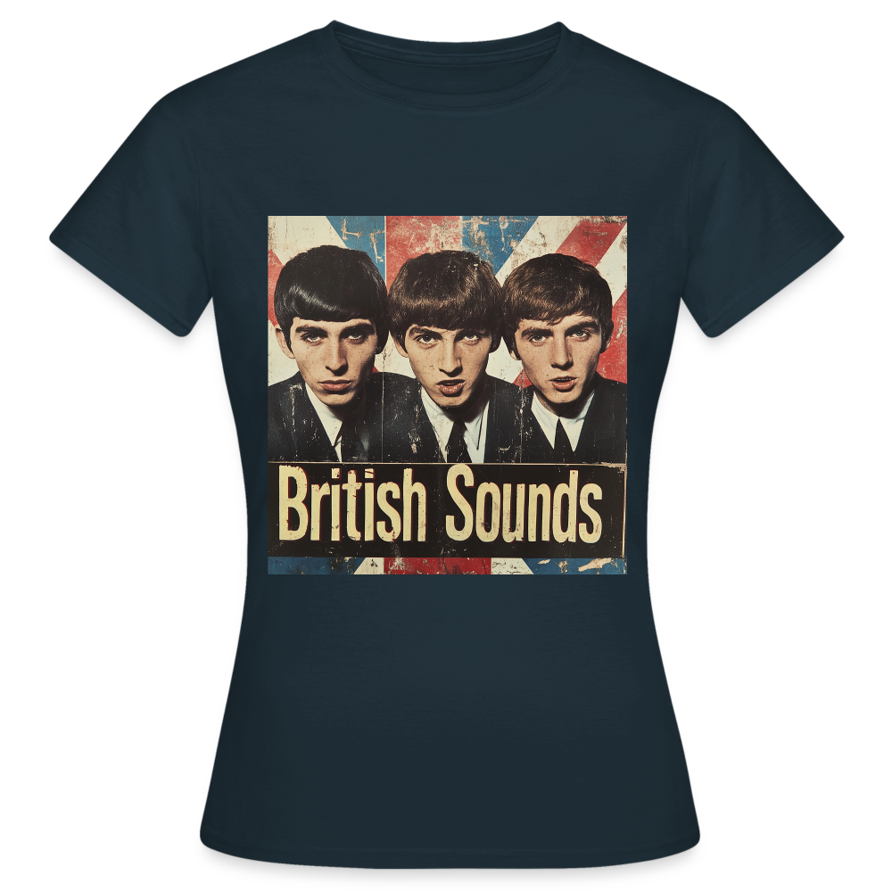 British sounds 1965, T-shirt dam - marinblå