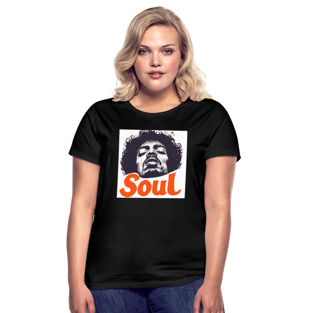 Soul, T-shirt dam - svart
