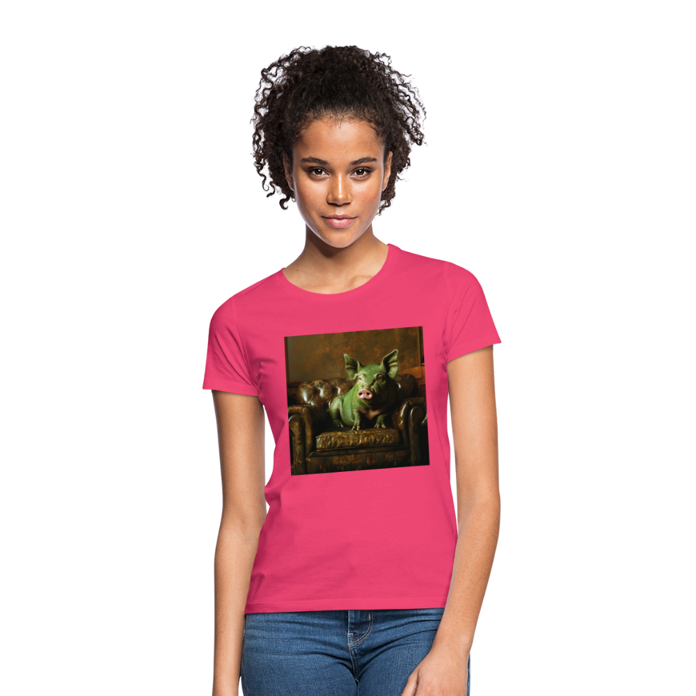 Grön Elegans, T-shirt dam - azalea