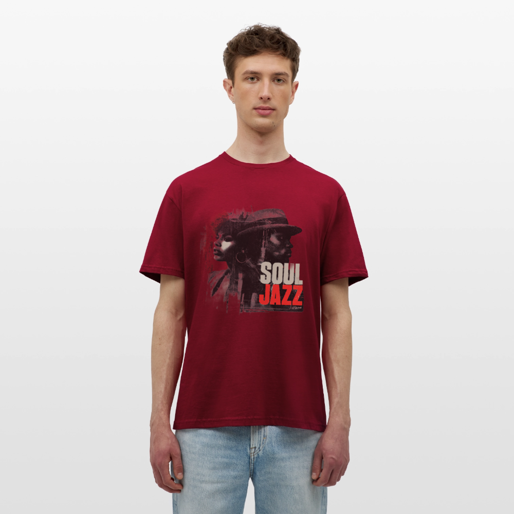 Soul Jazz Experience, T-shirt unisex - tegelröd
