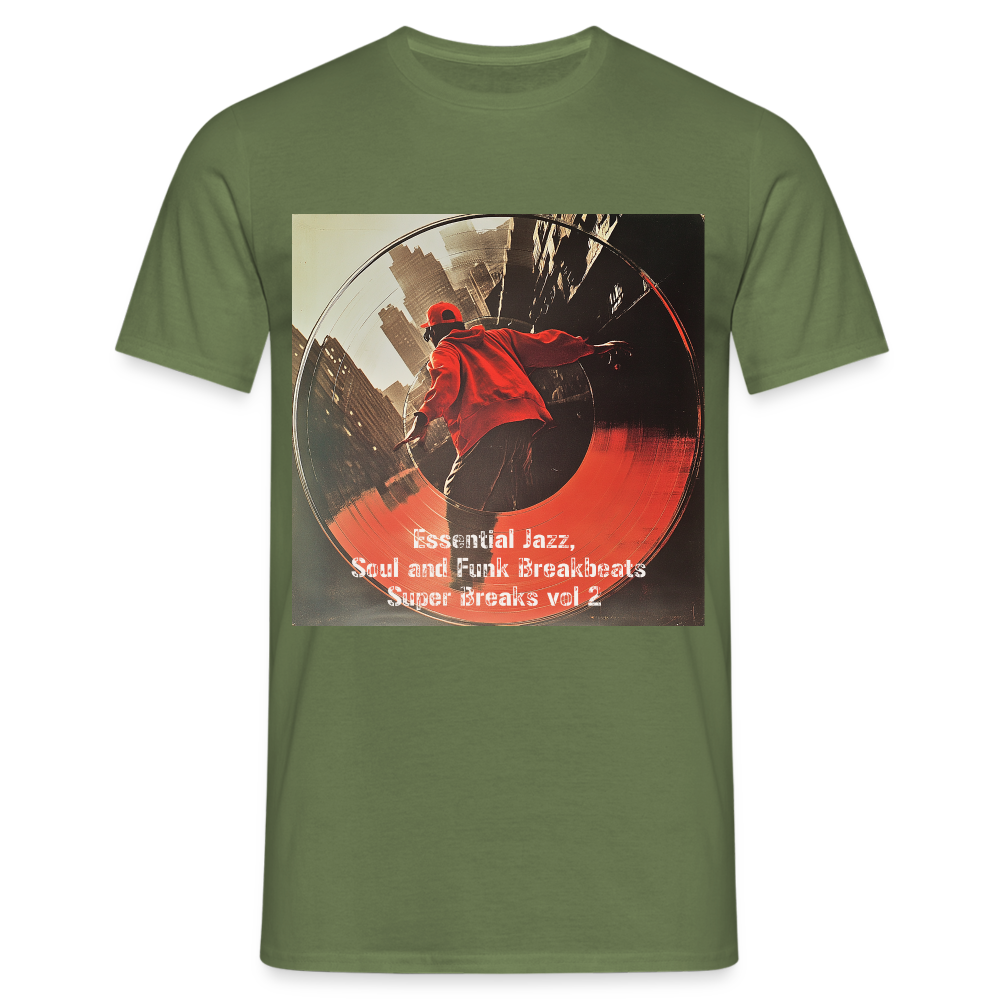 Super Breaks vol 2, T-shirt herr - Militärgrön