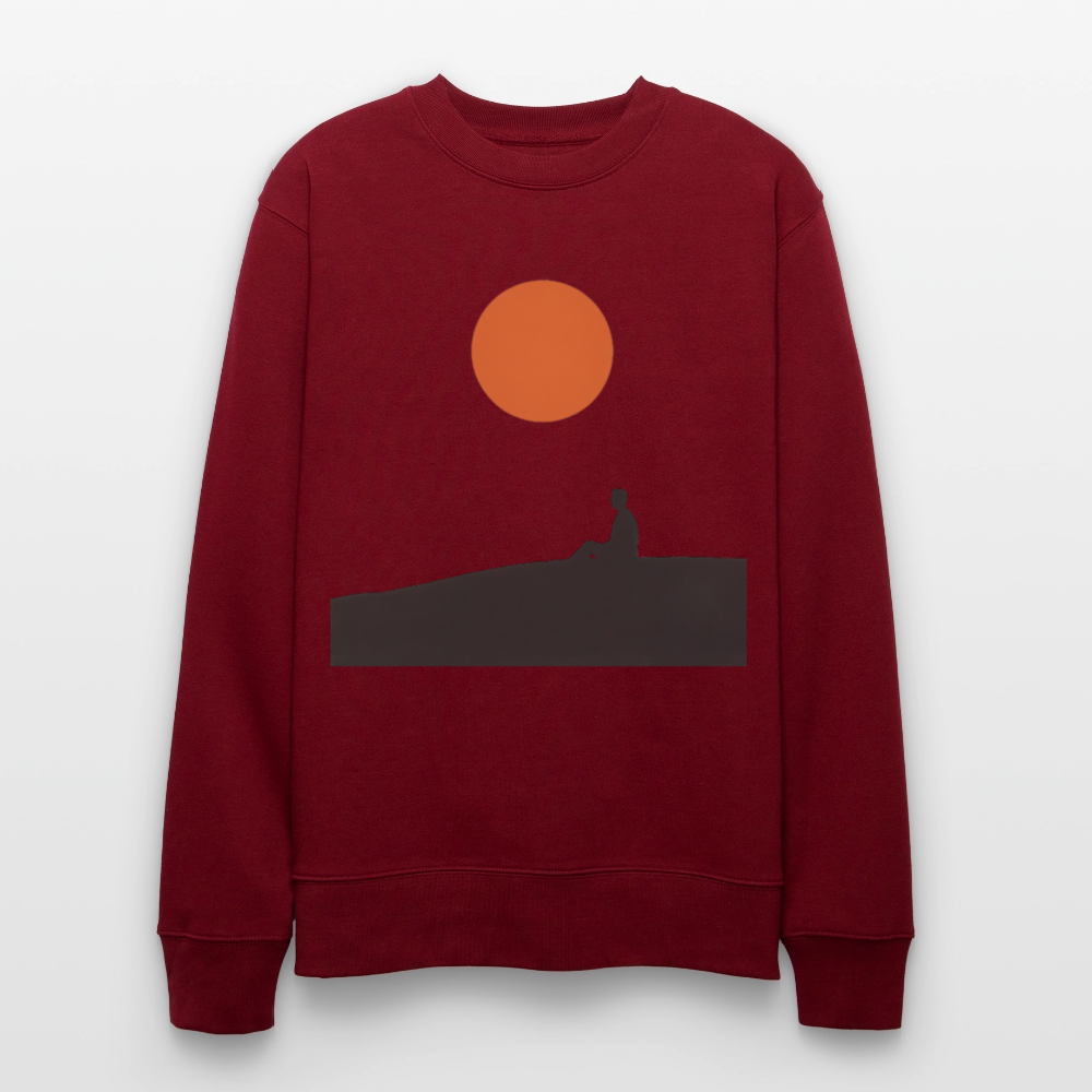 Under the sun, Ekologisk sweatshirt CHANGER unisex från Stanley/Stella - vinröd