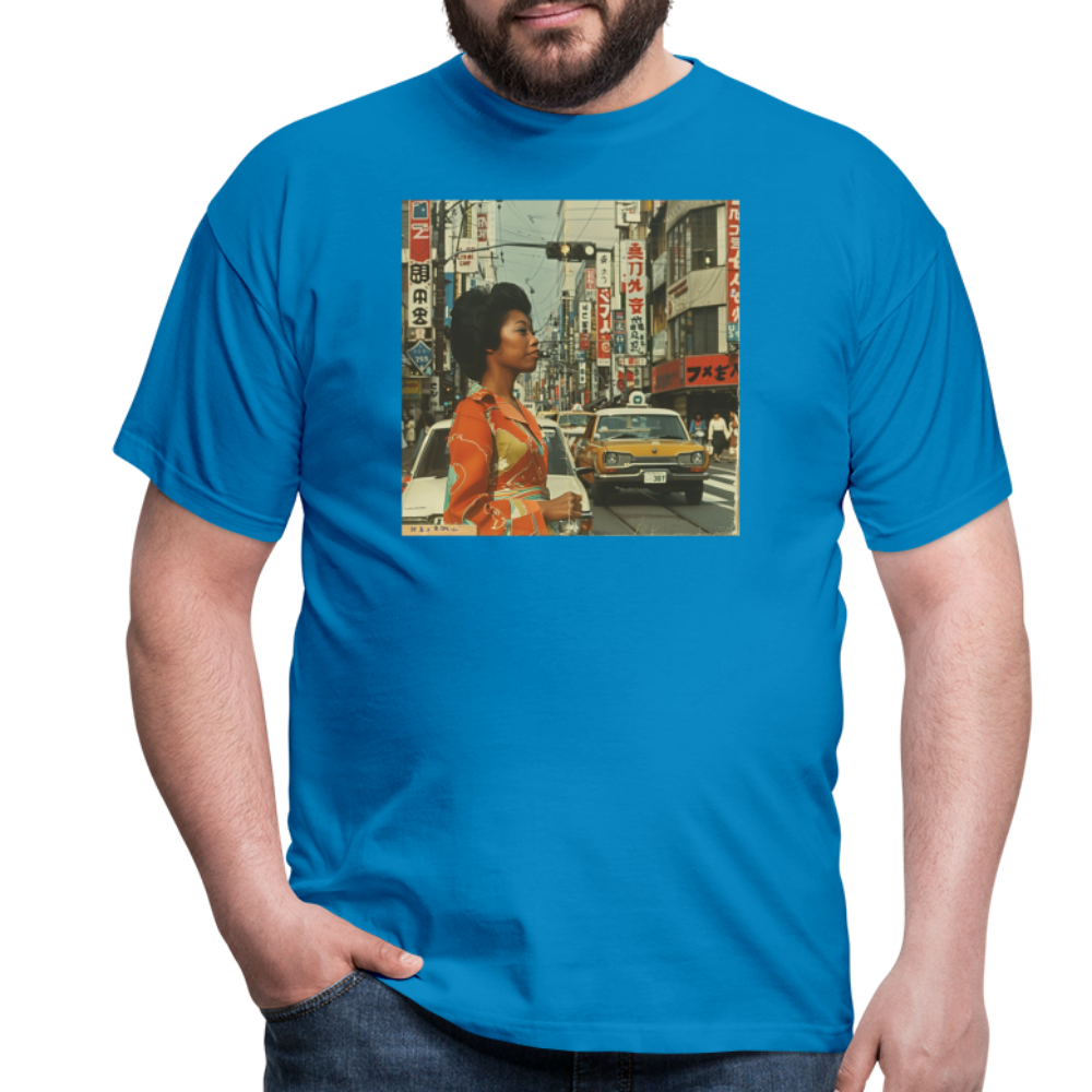Yumi Sakamoto, T-shirt herr - kungsblå
