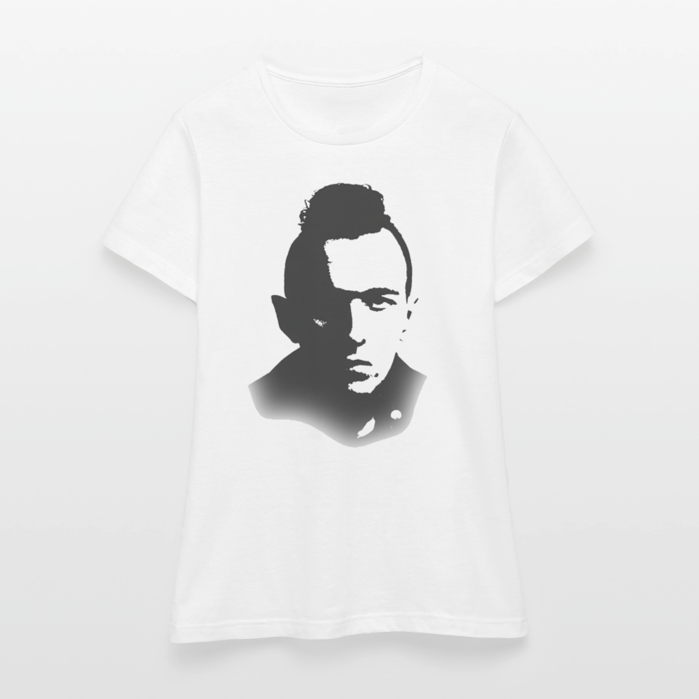Stencil of Rebellion, T-shirt dam - vit